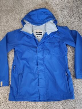💎BONFIRE Snowboarding Co. 20th Anniversary Blue Shell Jacket. Sz M 🔖